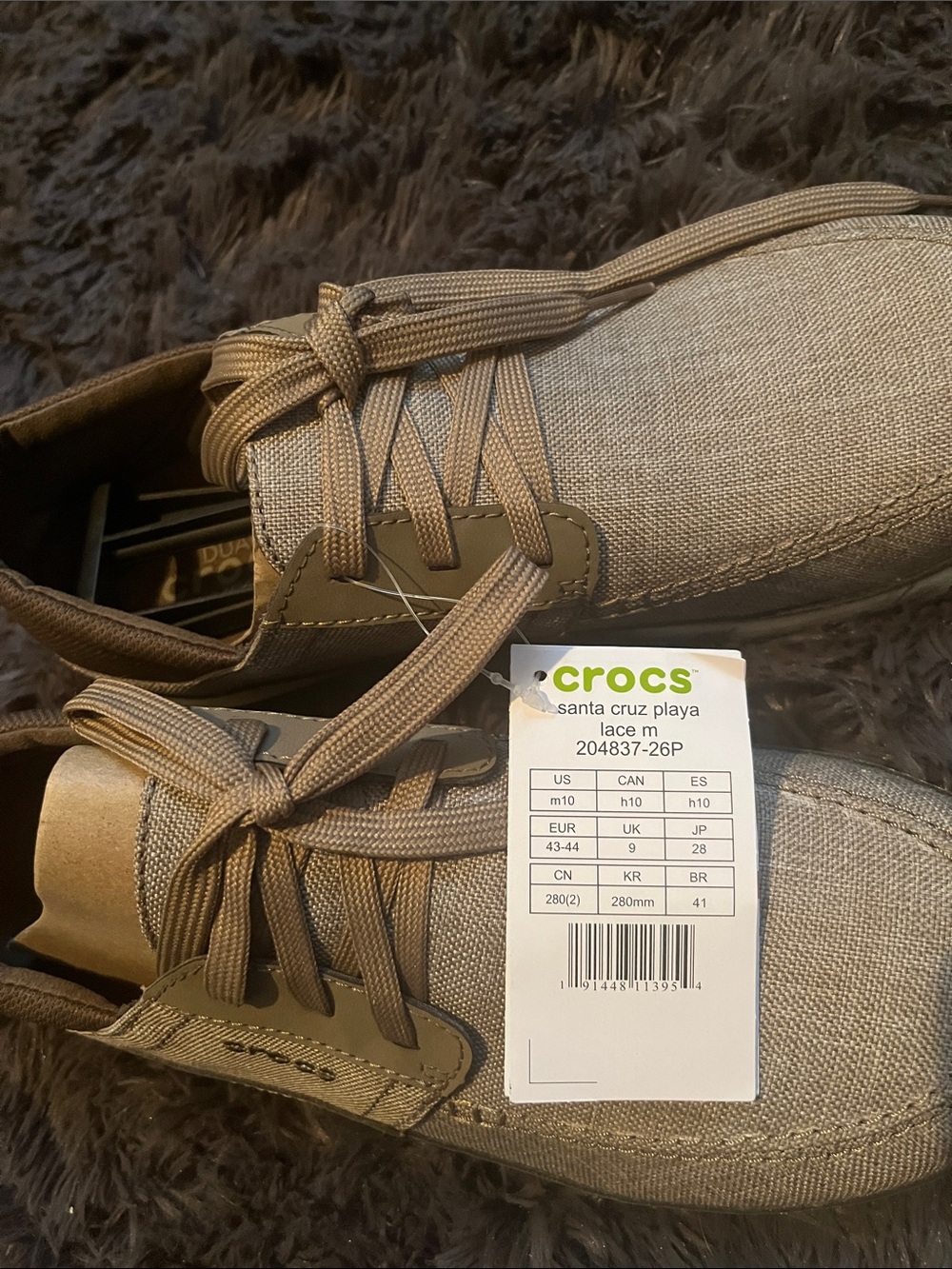 Crocs Santa Cruz Playa Slip On Lace Up NWT - Picture 2 of 7